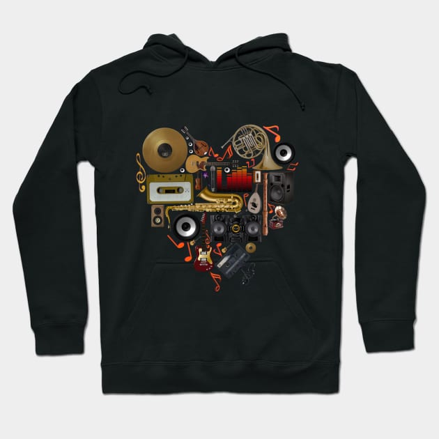 love music Hoodie by bobyberto